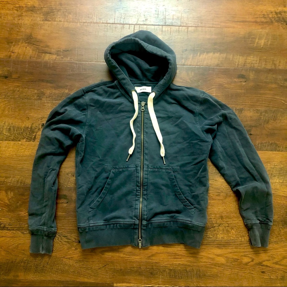 Buck Mason Brushed Loopback Full Zip hoodie